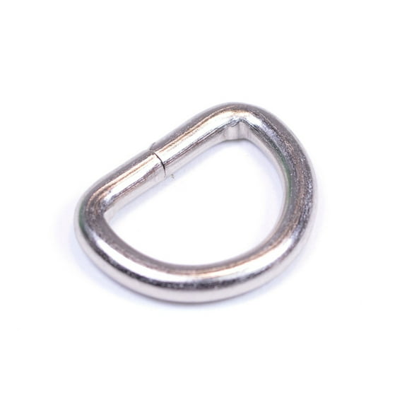 Chrome 3/4" D Ring - 5 pack - Great for Paracord