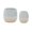 Beige, variant on Melrose International LLC Vase (Set of 2) 3.5"D x 4.25"H, 4.75"D x 5"H Porcelain