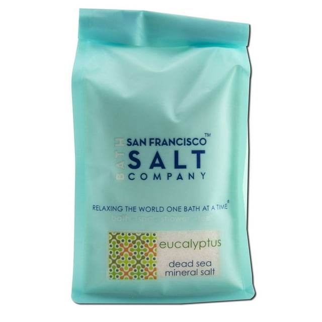 San Francisco Salt Company Dead Sea Mineral Bath Salt Eucalyptus 28
