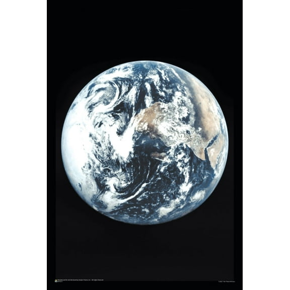 The Earth Mini Poster 12.5" x 18.5" Laminated