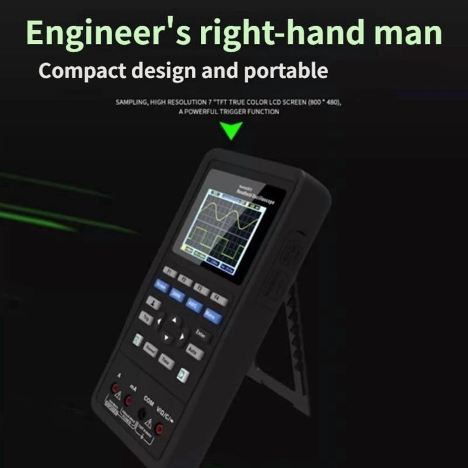 2D72 Double Channel Oscilloscope With Built In Multimeter And Signals Generator For Electronic Testing And Circuit Debugging