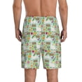 thumbnail image 4 of Lsque Rabbit And Carrot Mens Sleep Pajama Shorts,Short Pajama Pants, Cotton Ultra-Soft Knit-XX-Large, 4 of 9