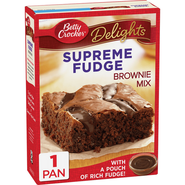 Betty Crocker Supreme Fudge Brownie Mix, 19.1 oz