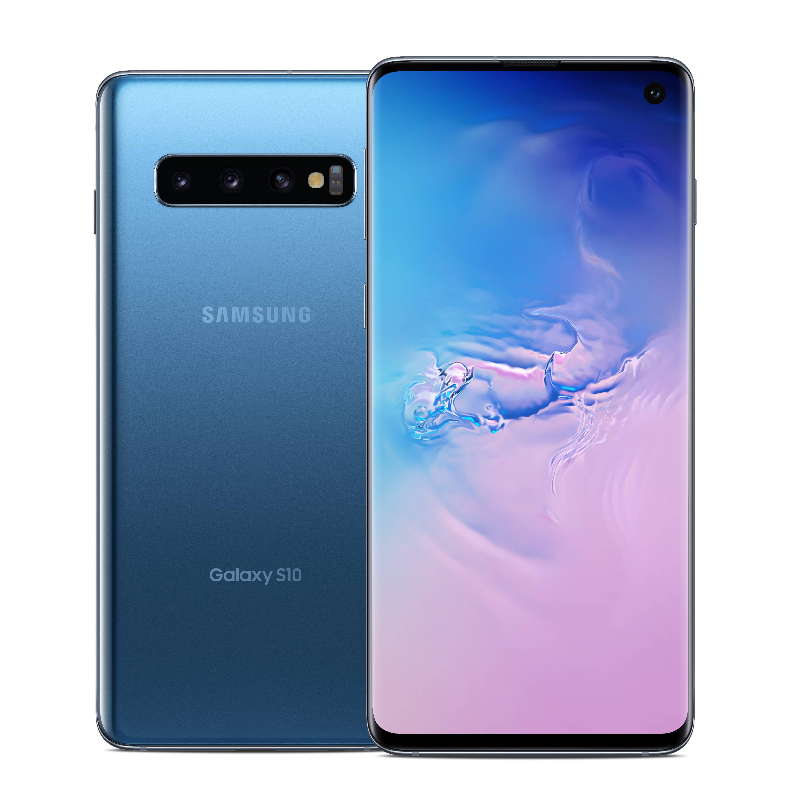SAMSUNG Unlocked Galaxy S10, 128GB Blue - Smartphone