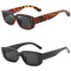 thumbnail image 1 of Gafas de Sol Dollger con Montura Rectangular para Mujeres NEGRO+LEOPARDO, 1 of 6