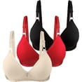 thumbnail image 3 of Soutien-gorge Sans Armatures Uni pour Femmes P-TTG, 3 of 3