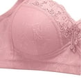 thumbnail image 5 of ZUKMRJPC 3PC Women's Front Close Bras No Underwire Comfortable Plus Size Full Coverage Moisture Wicking Bralettes Middle-Aged Bras, 5 of 7