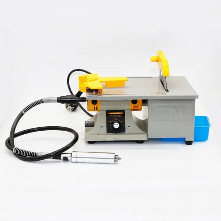 Mini Table Saw 100 W Multifunctional Portable Precision DIY Miniature Table Saws with 4 Blades