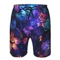 thumbnail image 3 of Fotbe Magic Colorful Forest Leaves Trajes de Baño Estampados para Hombre, Shorts de Verano de Secado Rápido, Ropa de Playa, Bañadores-3X-Large, 3 of 6