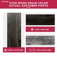 thumbnail image 3 of 3-Lite Tempered Frosted Glass Closet Bifold Door with Hardware Kit & Knob, Solid Core MDF Wood & PVC Covered Finished, Iron Age, 3 of 5
