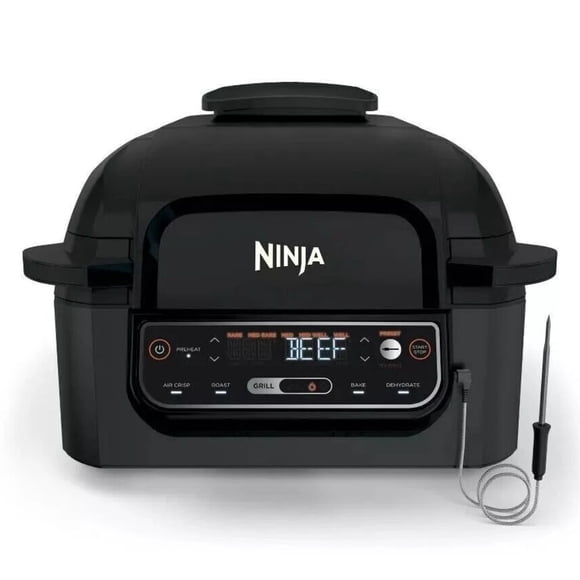 Freidora De Aire Ninja Foodi Parrilla 5 En 1 Smart Grill 4qt