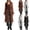 Coffee, variant on Long Cardigan for Women Lace Sheer Open Front Duster Coat Ruffle Trim Bell Sleeve Vintage Floral Tops Cover Up for Spring Summer Evening Party Wedding