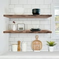 thumbnail image 3 of Sorbus Extra Long Floating Rectangle Shelves – 35" L x 9" D x 1.5" H Faux Wood Wall Shelves, 3 of 7