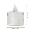 1 Pack Flameless Tea Lights Candles Battery Operated Led Tealight