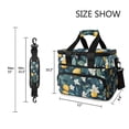 thumbnail image 3 of FORMRS Insulated Cooler Bag 24 Cans Capacity Soft Leakproof Lunch Box with Side Pockets, Floral Lemon, 3 of 7