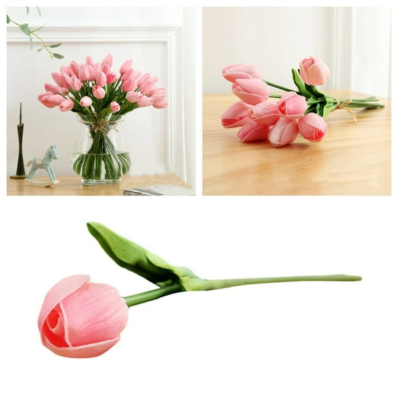Xuewenshw PU Mini Bouquet Are Optional For Small Refreshing Living Room Decoration Flowers In The Wind Wooden Roses