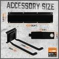 thumbnail image 2 of 64-Inch Heavy Duty Garage Organization Rack, 14 Packs Max Load 600LB, 4 Packs Rails and 9 Adjustable Hooks, Tool Organizer Rack with Heavy Double Hooks Tracks, 2 of 5