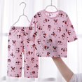 thumbnail image 3 of Owordtank Kids Clothes Cotton Short Set Casual Outfit Summer Short Sleeve Top and Shorts 1-14Y, 3 of 3