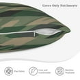 thumbnail image 5 of Bingfone Jungle Green Camo USA Flag Linen Throw Pillow Covers Cushion Case Pocket Button Vintage Farmhouse Pillowcase for Sofa Couch Bed 18"x18", 5 of 9