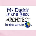 thumbnail image 2 of CafePress - Best Architect In The World (Daddy) Infant Bodysui - Baby Light Bodysuit, Size Newborn - 24 Months, 2 of 4