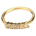 thumbnail image 4 of Jewelry Cz Nose Hoop Nostril Nose Ring Tiny Flower Helix Cartilage Tragus Ring, 4 of 11