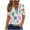 White, variant on Raeneomay Oversized T Shirts for Women Summer Tops for Women Vacation Trendy V Neck Short Sleeve Shirts Casual Loose Spring Vintage Floral Print Comfy Tunic Clothes