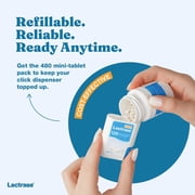 Lactrase Tablet Dispenser – #1 Lactase Brand in German Pharmacies – Strong 6,000 FCC Lactase Units – 120 Fast-Acting Pills for Lactose Intolerance – Enjoy Dairy Again