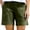 Army Green-A3, variant on Comfy Stretch Twill Shorts for Women Casual Summer Shorts Elastic Waist Pull on Denim Jean Shorts Plus Size Army Green M