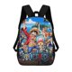 thumbnail image 1 of One Piece-theme Backpack, Campus style schoolbag Bookbag with Adjustable Shoulder Straps And Large Zip Compartment, Unisex Travel Bags., 1 of 6
