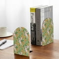 thumbnail image 5 of Naloa Snake And Floral 2 Pcs Bookend Large Capacity Office Book Ends for Home Office Library School Study Decoration, 5 of 8