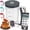 Black, variant on Black Measuring Label Pancake Batter Dispenser for Multi Baking Use