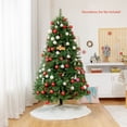 thumbnail image 3 of Gymax 6 Ft Artificial Christmas Tree Unlit Hinged Pine Xmas Tree w/ Pine Cones, 3 of 10