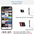 thumbnail image 4 of Type-C 4-in-1 Multi-Function Card Reader with SD/TF/USB Ports & Charging Support, 1TB Capacity Compatible, Plug-and-Play, Portable ABS Design for Smartphones/Cameras, White (Boxed), 4 of 6