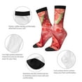 thumbnail image 4 of Balery Refreshing Watermelon Slices Calcetas Largas con Estampado para Hombre y Mujer – Suaves y Transpirables, Talla Única (US 5-11), 4 of 6
