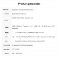 thumbnail image 5 of Mini Carte de Base pour Ordinateur Module5 JST - Ventilateur USB - Compatible RJ45 Gigabit Ethernet M.2 Slot pour CM5, 5 of 5