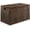 Espresso, variant on 30" Storage Chest with Lid, Handles, and Safety Hinge - Natural, Water Hyacinth Wicker Storage Trunk for Entry Way, Living Room, Bedroom
