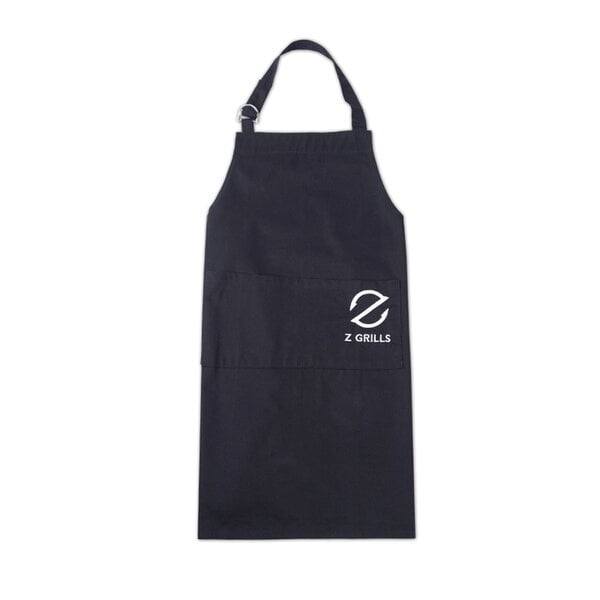 Z GRILLS Adjustable Bib Aprons 33 Inch by 26 inch Water Oil Stain Resistant Black Chef Cooking BBQ 
