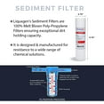 thumbnail image 4 of LiquaGen - Replacement Bulk Filter Kit for Reverse Osmosis Water Filtration Systems (3 Year Supply) (150 GPD), 4 of 4