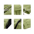 thumbnail image 5 of LVHAOGJOB Jackets for Men with Pockets Rain Jackets with Zipper Big and Tall Hiking Mens Coats Outdoor, 5 of 9