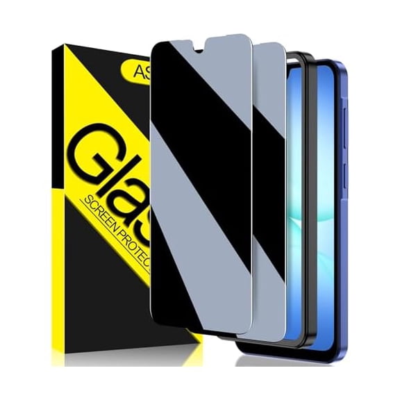 [2 Pack Privacy Screen Protector for Samsung Galaxy A17 5G, 9H Tempered Glass Privacy Samsung Galaxy A17 5G Privacy Screen Protector,Anti-Scratch Case Friendly Easy Install Accessories