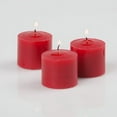 thumbnail image 2 of Richland Votive Candles Red Apple Cinnamon Scented & Eastland Clear Votive Holders Set of 72, 2 of 3