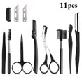 thumbnail image 2 of 11PCS Eyebrow Kit Portable Stainless Steel Eyebrow Trimming Kit Eyebrow Care Kit, 2 of 10