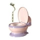thumbnail image 2 of Bebé Orinal Inodoro Inodoro Realista Incluye Cepillo de Limpieza Tamaño Compacto Entrenamiento Transición Orinal Asiento Orinal Extraíble Bebés Niños Asiento PP Rosa, 2 of 8