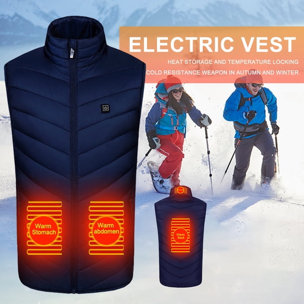 Chaqueta térmica inteligente unisex Chaleco de temperatura ajustable adecuado para climas fríos