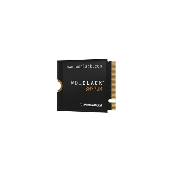 WD Black SN770M WDS500G3X0G 500 GB Solid State Drive - M.2 2230 Internal - PCI Express NVMe (PCI Express NVMe 4.0 x4) - Notebook, Handheld Gaming Console Device Supported - 5000 MB/s Maximum Read T...
