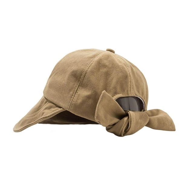Sombrero de sol jinwen para mujer con lazo de protección solar