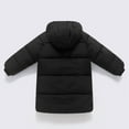 thumbnail image 4 of HNMKIU Girls Long Coat Winter Warm Thickened Down Jacket with Hood Winter Coats for Girls for Cold Weather Outdoor Activities 2-10 Years Black,5-6 Years, 4 of 4