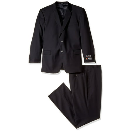 Mens Reg Two Button Wool Suit Set 52 (Best Wool For Suits)