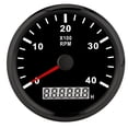 thumbnail image 4 of Tachymètre de Bateau Pointu 85mm LCD Numérique 4000RPM avec Rétroéclairage Rouge IP67 Étanche 12V 24V pour Bateaux Yachts, 4 of 7
