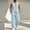 Sky Blue, variant on Mens Linen Textured Sets 2 Piece Outfits Sleeveless V Neck Shirt Vest and Pants Set Vacation Outfit for Men Summer Beach Suits Sky Blue